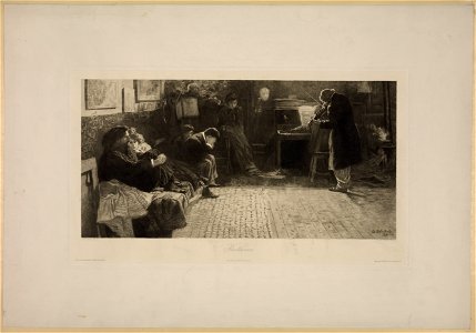 Beethoven - L. Balestrieri pinx Paris 1900 ; W. Leo Arndt sculps. LCCN2006678324