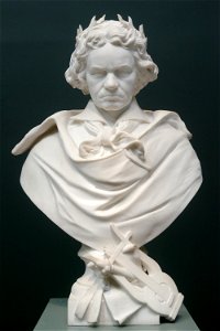 Beethoven by Eugène Guillaume Ny Carlsberg Glyptotek MIN568. Free illustration for personal and commercial use.