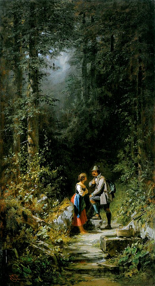 Begegnung im Walde (Carl Spitzweg)