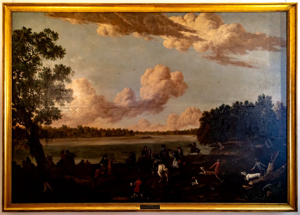 Abraham Jansz. Begeyn-Kurfürst Friedrich III. auf der Jagd an der Havel-4841