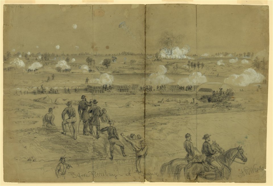 Before Petersburg at sunrise, July 30th 1864 LCCN2004660459