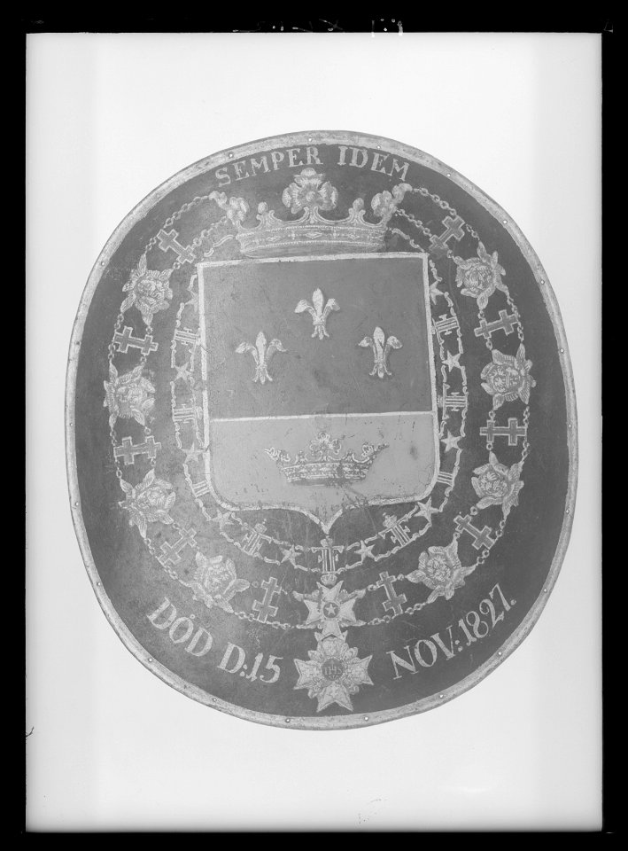 Begravningsvapen Mathias Sommerhielm - Livrustkammaren - 70133