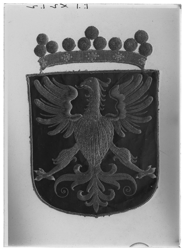 Begravningsbanér Värmland - Livrustkammaren - 1770-negative