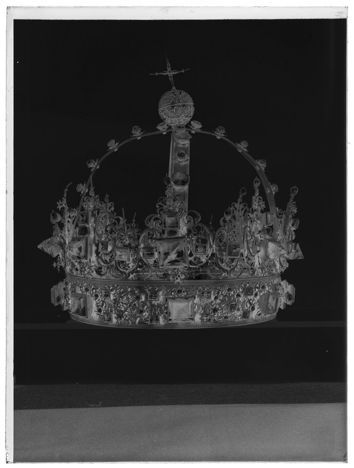 Begravningskrona 1611 - Livrustkammaren - 17371-negative
