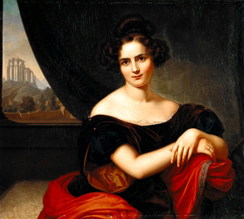 Carl Joseph Begas - Bildnis Frau Gedicke (1830)