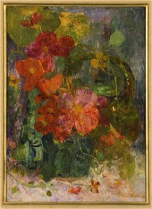 Begonia's met Oost-Indische kers by Floris Verster