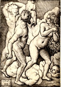 Beham Adam et Eve chassés du paradis