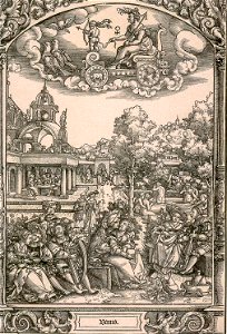 Beham oder Pencz-Die sieben Planeten-Venus-Sonn-1531-2