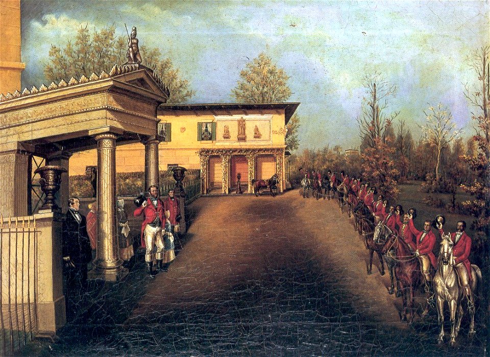 Begrüßung des Prinzen Carl