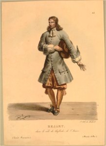 Bejart, dans le role de Lafleche, de l'Avare (BM 1871,1209.2552)