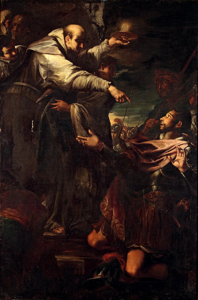 Bekehrung des Herzogs Wilhelm von Aquitanien (Genua 17 Jh)