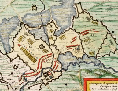 Beleg van Breda 1624 Legerkamp Ginneken