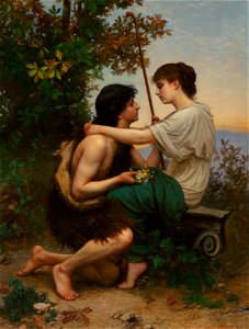 Daphnis and Chloe by Camille Félix Bellanger, 1893