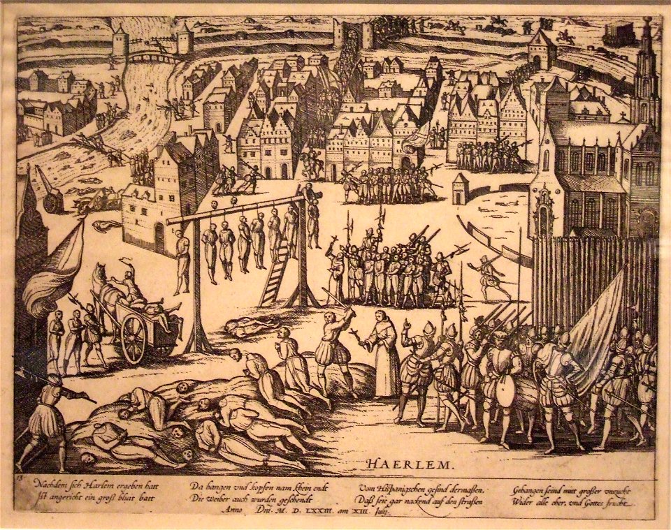 Beleg van Haarlem - Executies door de Spanjaarden