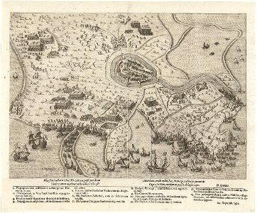 Beleg van Hulst (1591) door Maurits - Siege of Hulst by Prince Maurice (1591) by Pieter Bast