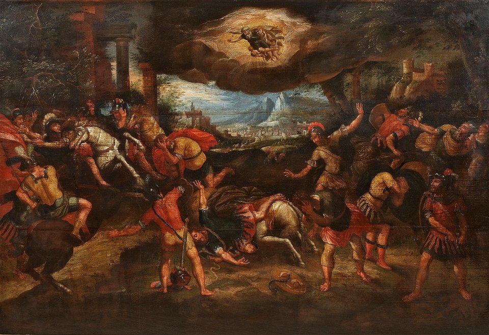 Bekehrung des Paulus vor Damaskus NL 17Jh