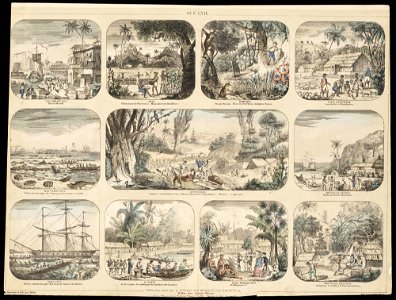 Belin, Oceanie, 1854