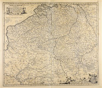 Belgii regii tabula in qua omnes provinciae ab Hispanis ad annum... - CBT 6606036