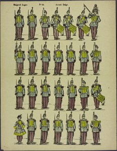 Belgisch leger-Catchpenny print-Borms 0013