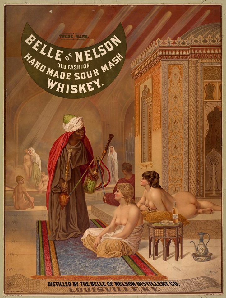 Belle of Nelson old fashion hand made sour mash whiskey LCCN2003681006