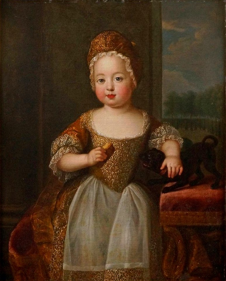 Belle, attributed to - Presumed portrait of Louise Marie Anne de Bourbon