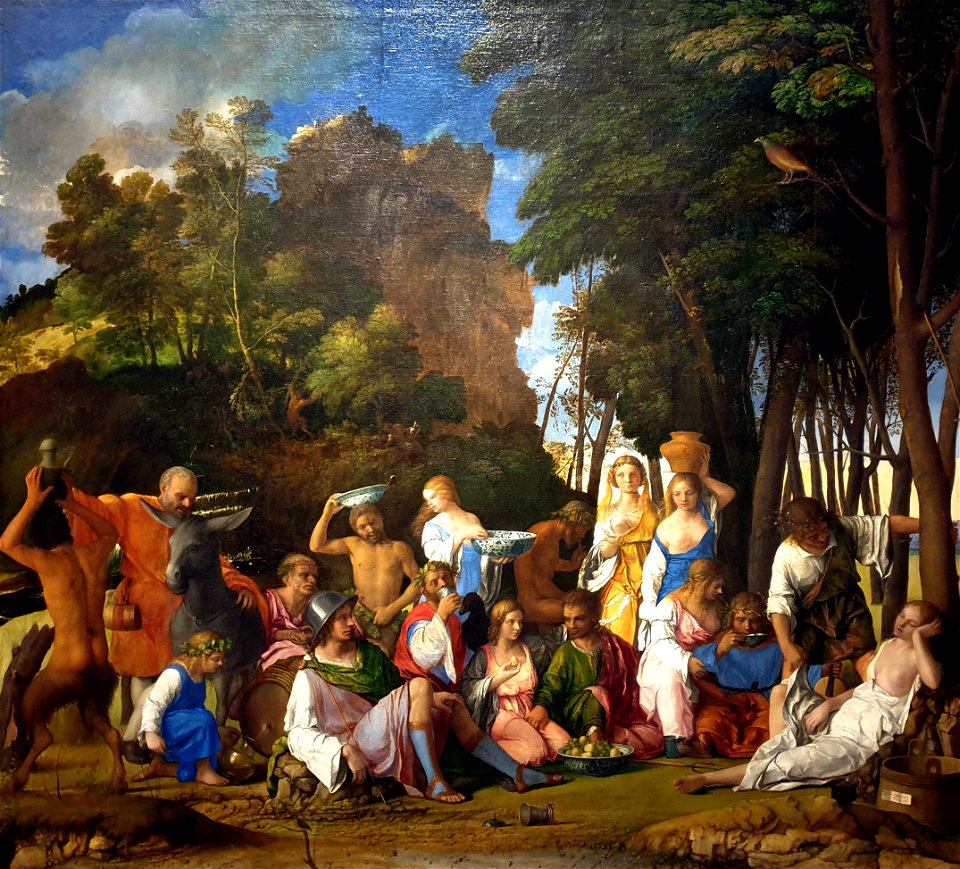 1522 Bellini The Feast of the Gods National Gallery of Arts anagoria