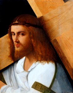 Circle of Giovanni Bellini - Christ carrying the cross