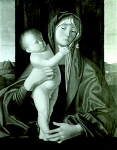Giovanni Bellini - Virgin and Child - 1933.550 - Art Institute of Chicago. Free illustration for personal and commercial use.