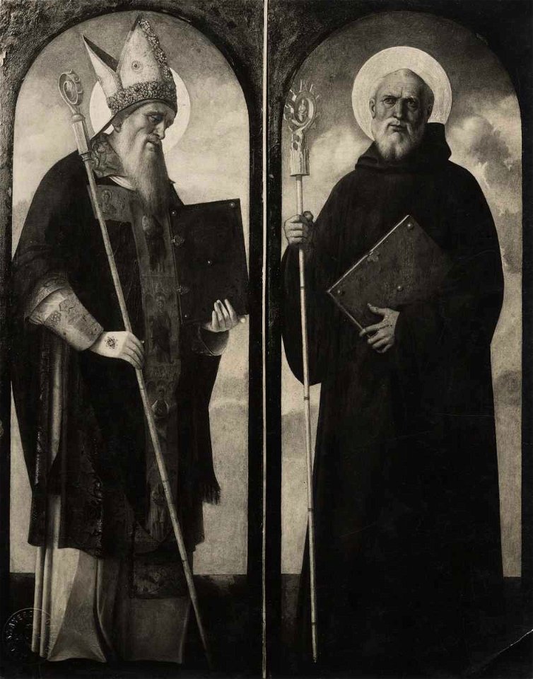 Bellini - San Nicola di Bari, San Benedetto, Strossmayerova Galerija starih majstora
