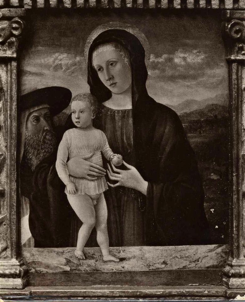 Bellini - Madonna con Bambino e san Girolamo, Asta Christie's