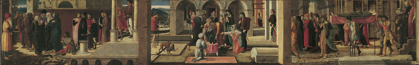 Bellini - Trois histoires de Drusienne et de saint Jean l'Évangéliste - Berchtesgaden, Schloss museum