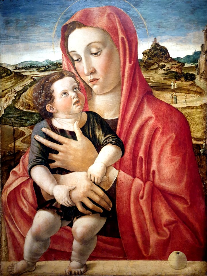 1460 Bellini Maria mit dem Kind Gemäldegalerie anagoria