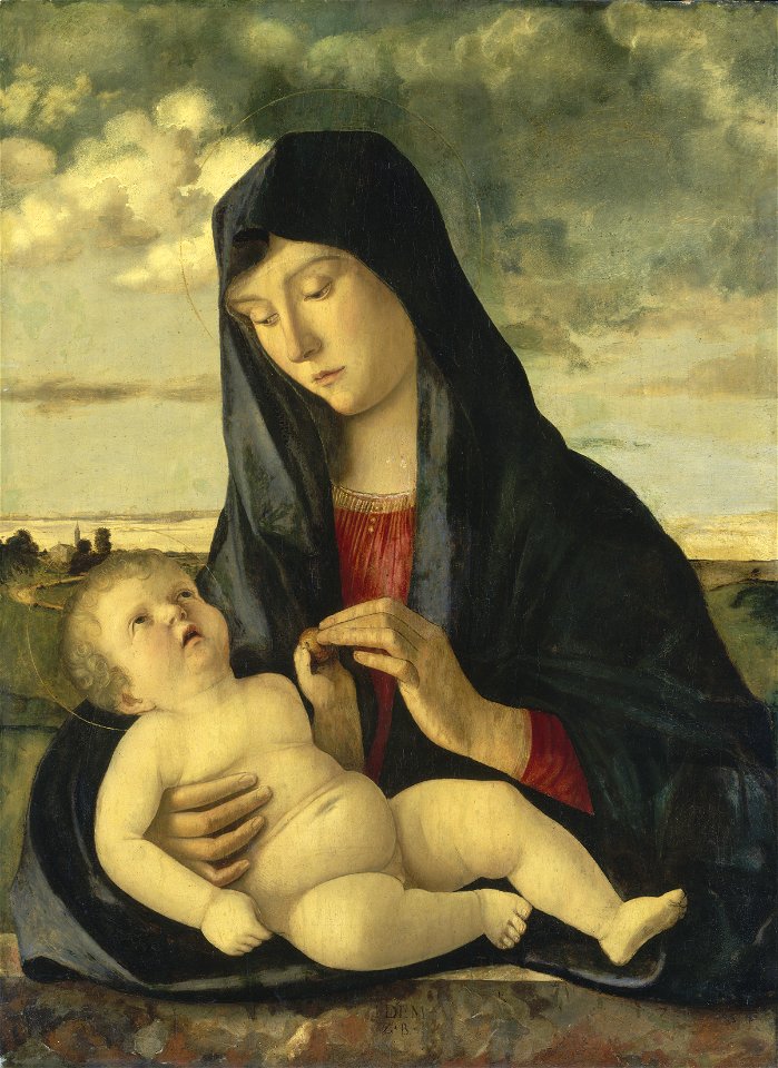 Madonna and Child in a Landscape E11421