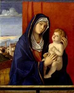 Giovanni Bellini Madona and Child (1). Free illustration for personal and commercial use.