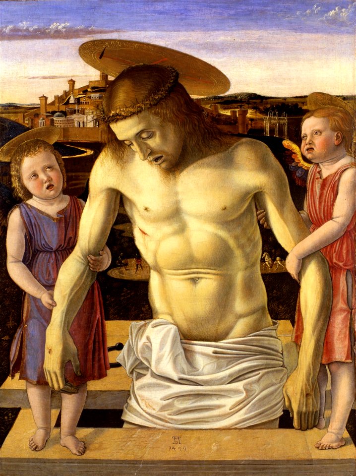 Giovanni bellini, pietà del museo correr 01