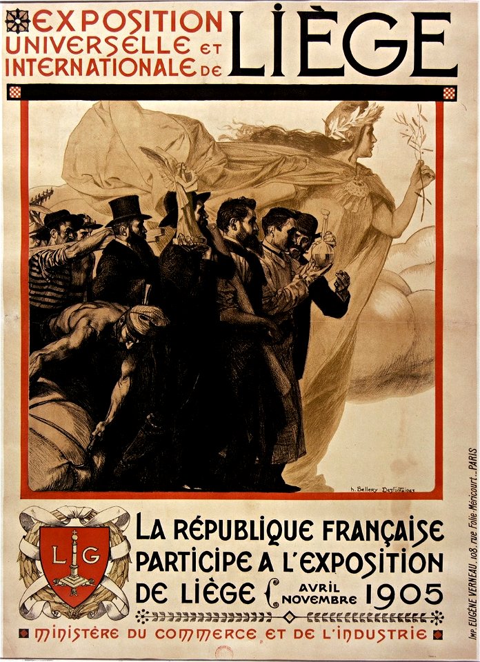 Bellery-Desfontaines Liège 1905 Poster