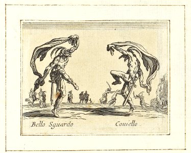 Bello Sguardo and Coviello After Jacques Callot