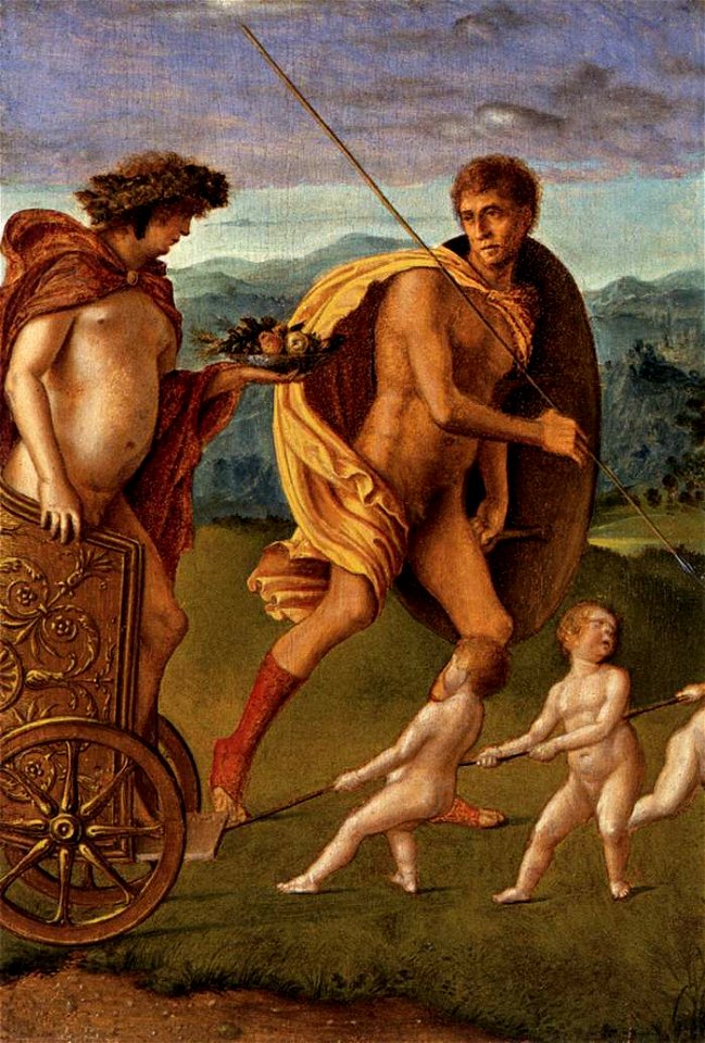 Giovanni bellini, quattro allegorie, perseveranza