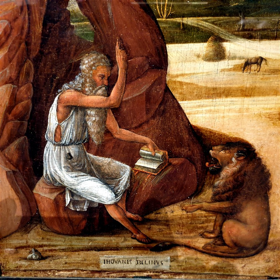 1460 Der heilige Hieronymus in der Wüste Barber Institute of Fine Arts anagoria