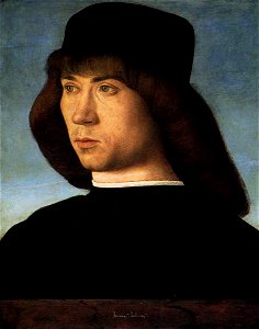 Giovanni Bellini - Portrait of a Young Man - WGA1742. Free illustration for personal and commercial use.