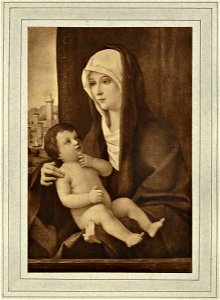 Bellini, bottega - Madonna con Bambino, Duveen Brothers, Inc