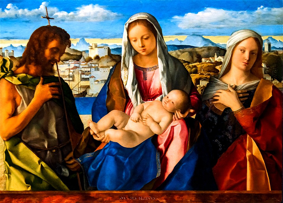 Accademia - Madonna col Bambino tra san Giovanni Battista e una santa Cat.881