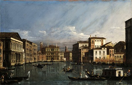 Bellotto - Le Grand Canal à Venise, Vers 1736-1740, Inv. B 472