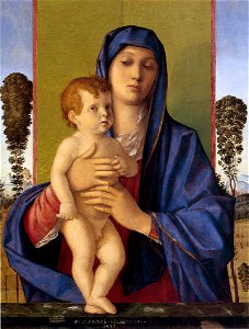 Giovanni bellini, madonna degli alberetti