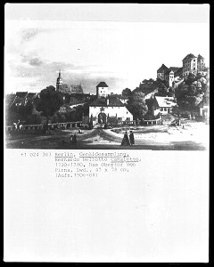 Bellotto - Das Obertor von Pirna, Inventar-Nr. 503 C