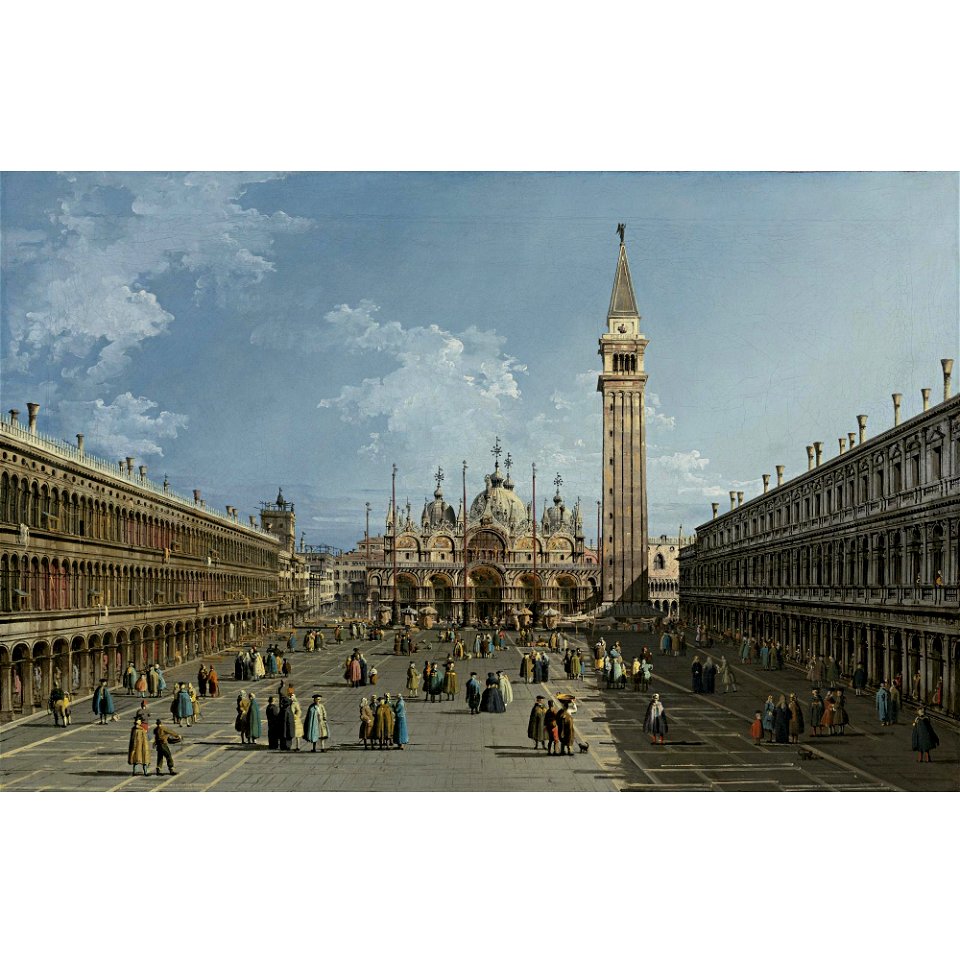 Bellotto - THE PIAZZA SAN MARCO, VENICE, lot.65