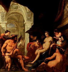 Antonio Bellucci - Hercules in the Palace of Omphale - WGA01847