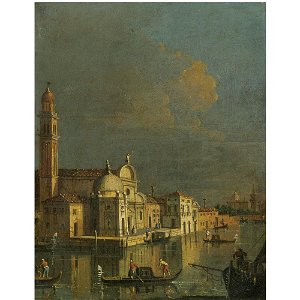 Bellotto - Circle of - VENICE, A CAPRICCIO VIEW OF SAN GIORGIO MAGGIORE, lot.263