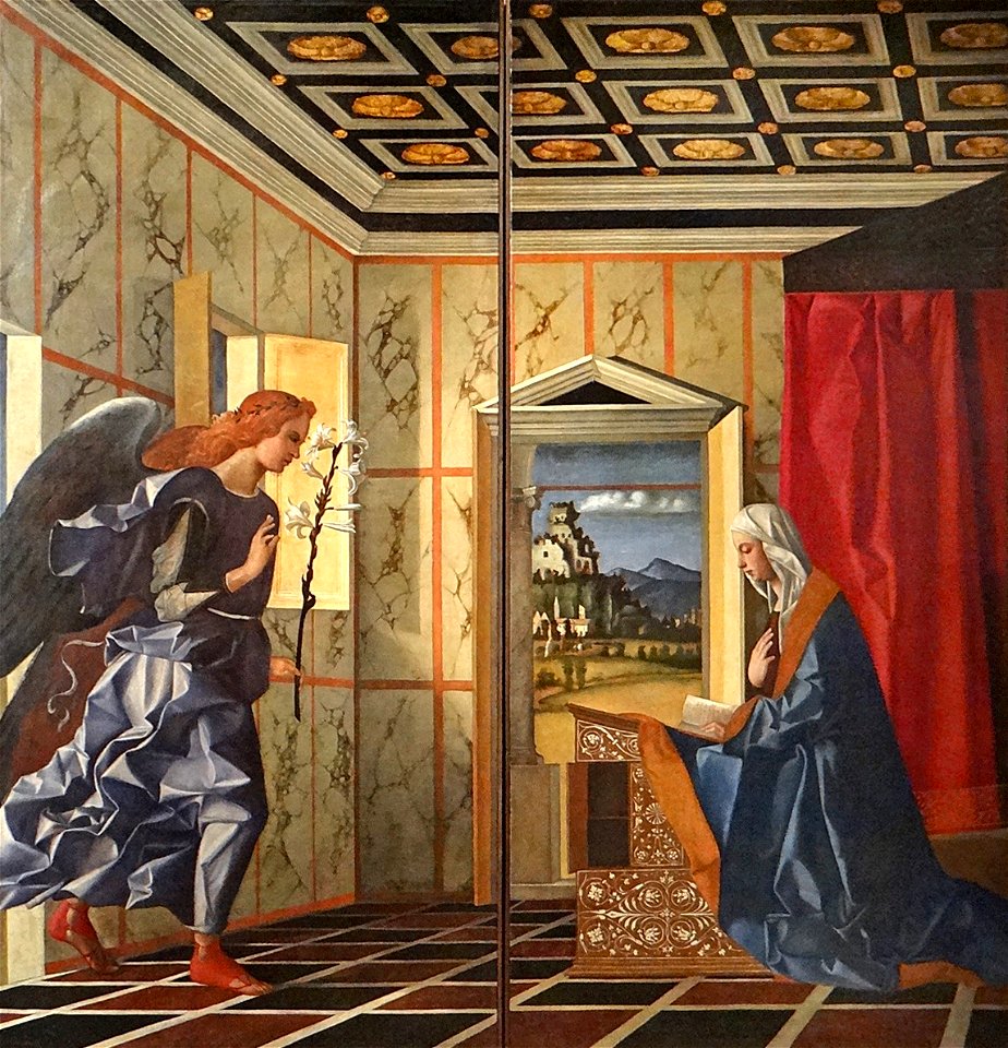 Ange et Vierge de l'Annonciation (Accademia, Venise) (15543721496)