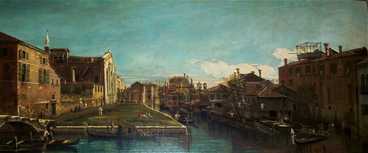 Bellotto - View on a Canal, c. 1740, 1961.047.016